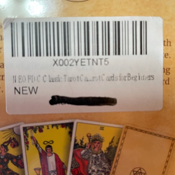 Tic Tok/ TAROT CARD NEW DECK OF 78 CARD NEW - Picture 3 of 3